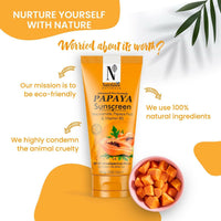 Thumbnail for NutriGlow NATURAL'S Advanced Pro Formula Papaya Sunscreen SPF 50 PA+++ - Distacart