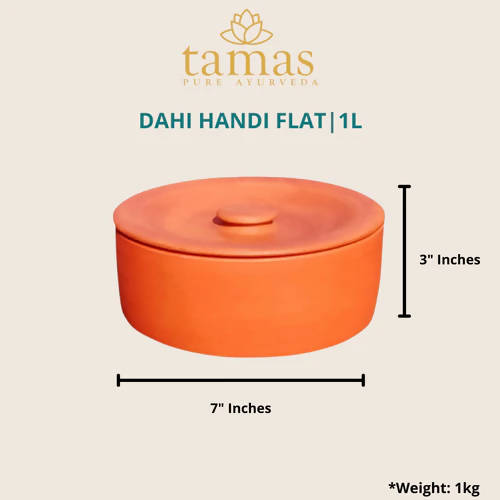 Tamas Handmade & Eco-Friendly Earthen (Clay/ Terracotta) Dahi Handi - Distacart