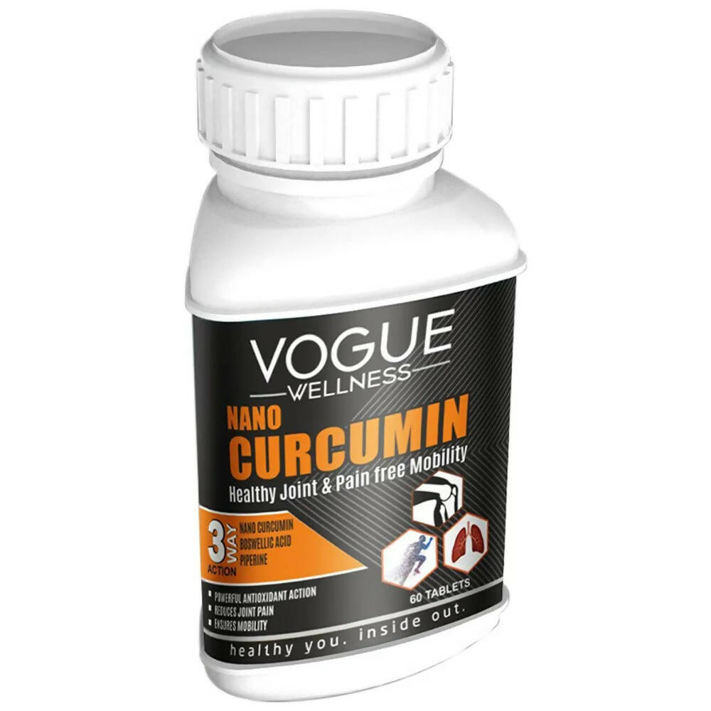 Vogue Wellness Nano Curcumin Tablets - Distacart