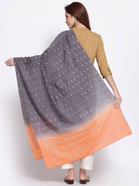 Thumbnail for Myshka Women's Latest Multi Colour Cotton Silk Printed Casual Dupatta