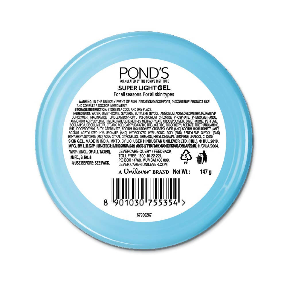 POND'S Super Light Gel Face Moisturiser - Distacart