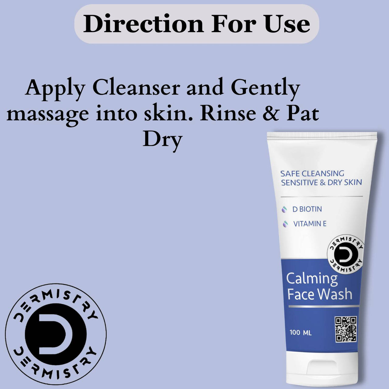 Dermistry Dry & Sensitive Skin Body Milk Lotion & Calming Face Wash - Distacart