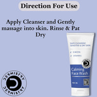Thumbnail for Dermistry Dry & Sensitive Skin Body Milk Lotion & Calming Face Wash - Distacart
