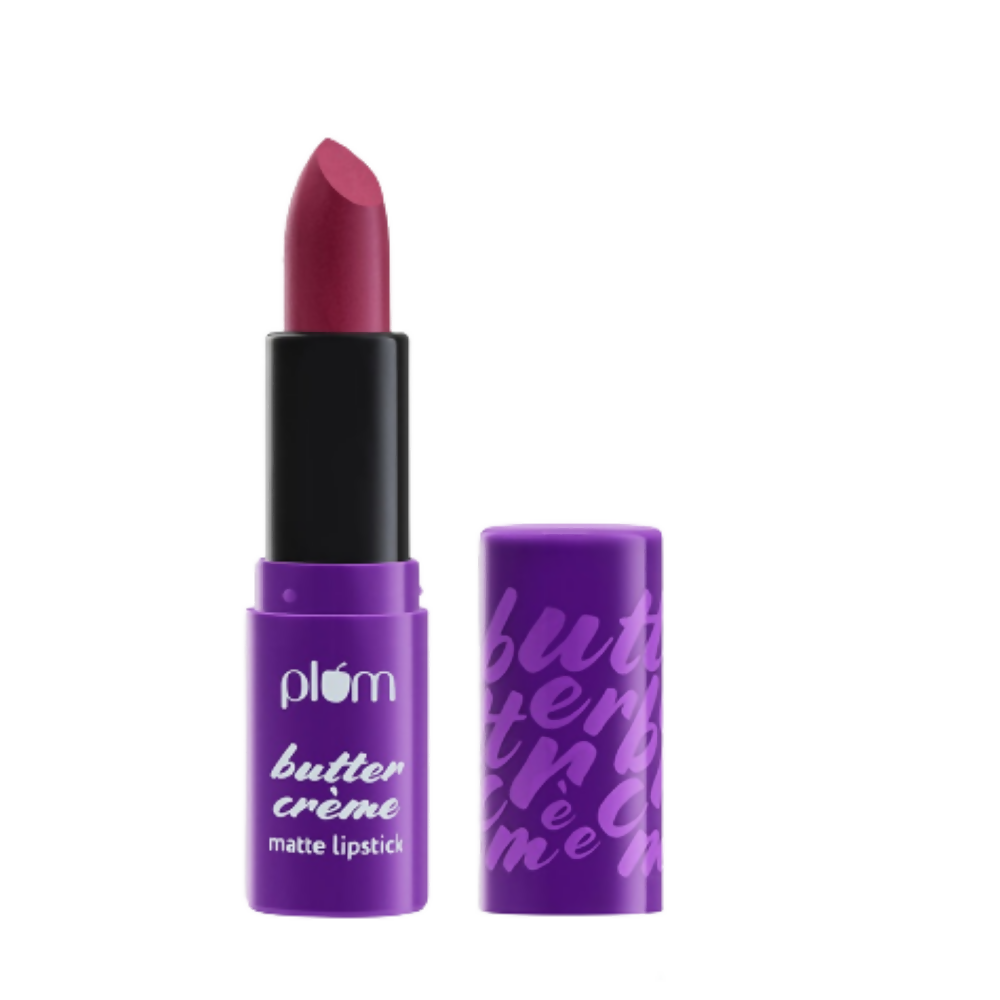 Plum Butter Crème Matte Lipstick RedDemption - 136 (Pinkish Maroon) - Distacart