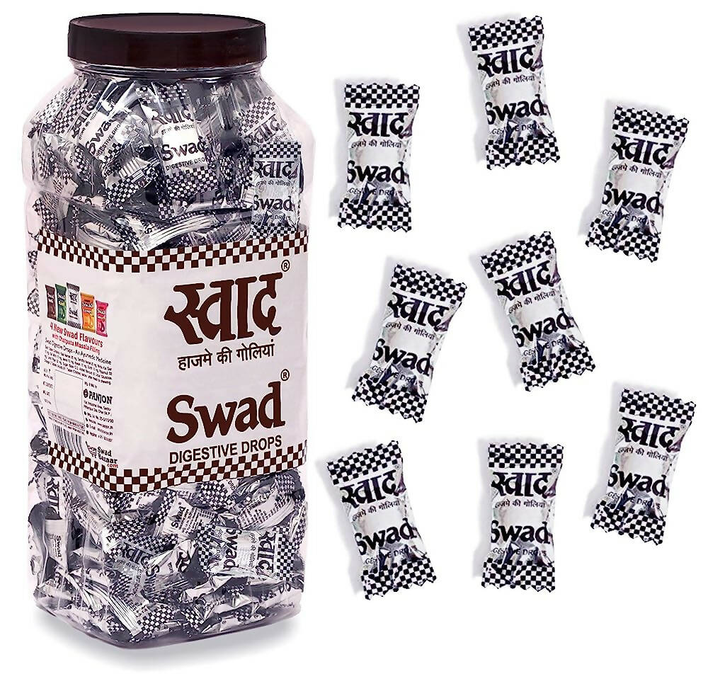 Swad Candy Jar (Digestive & Tangy Indian Masala Flavour Sweet Toffee) - Distacart