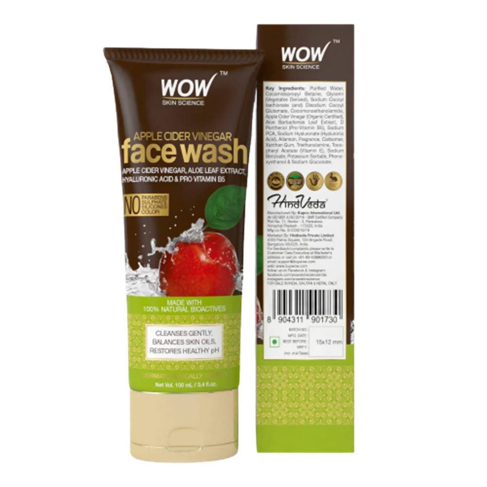 Wow apple deals cider face wash