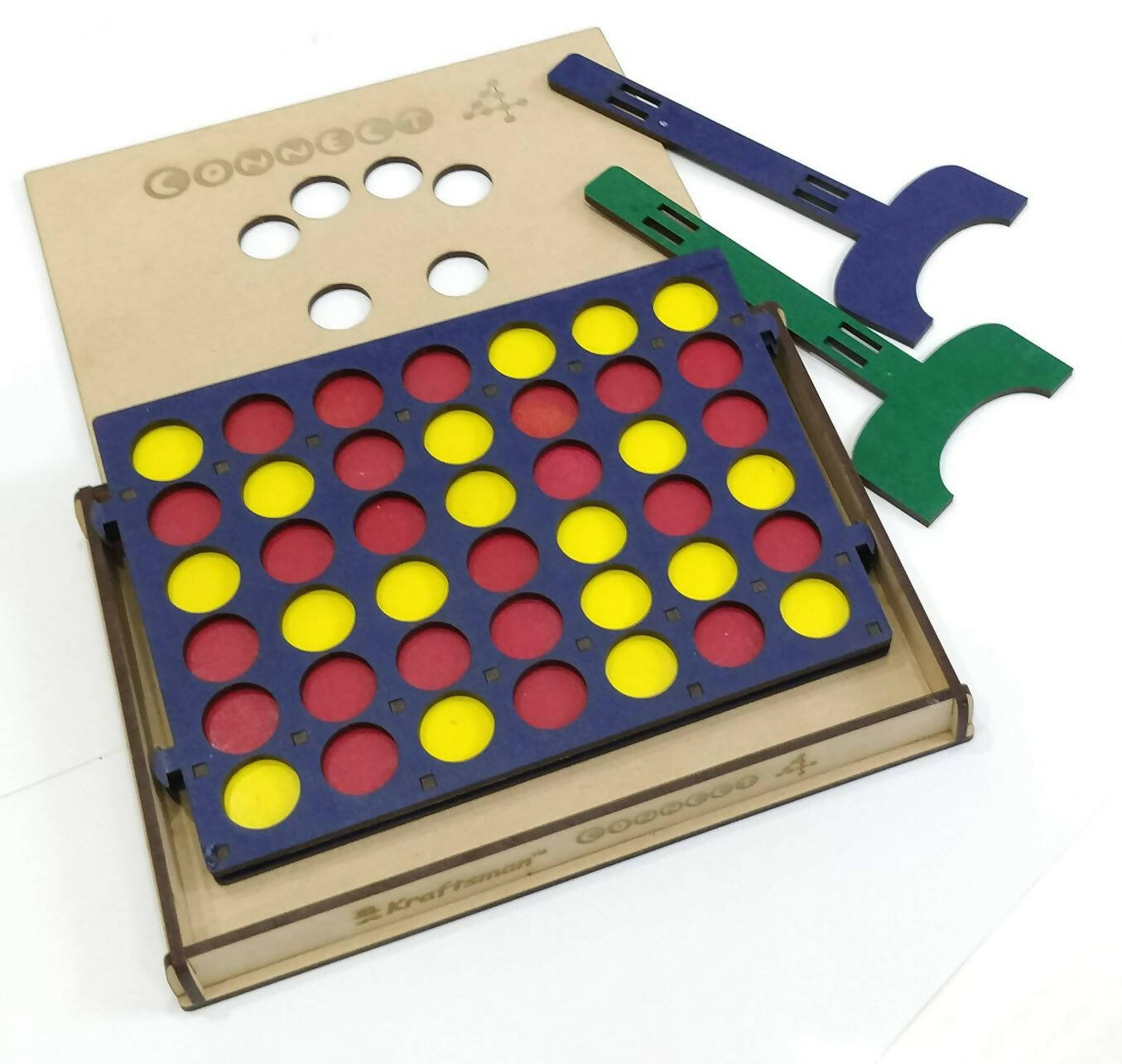 Buy Kraftsman Get 4 In A Row Or Get In Line Wooden Game Of