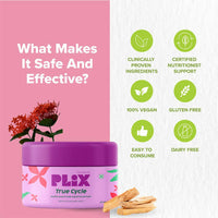 Thumbnail for PLIX The Plant Fix Women's True Cycle Tablets - Distacart