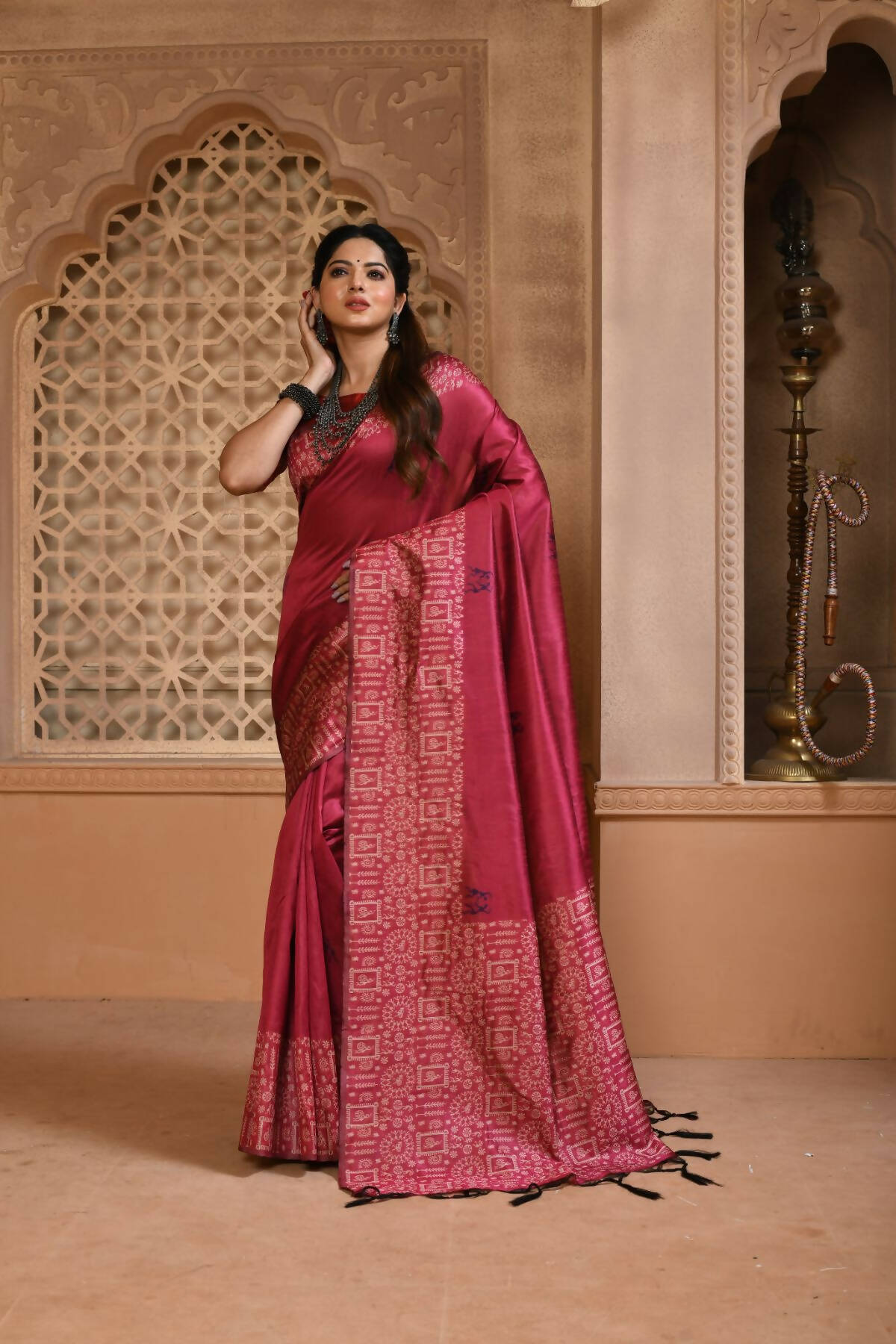 How to wear Cotton Saree – Vishnu Weaves
