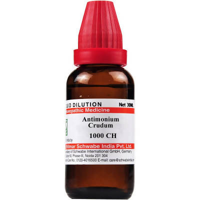 Dr. Willmar Schwabe India Antimonium Crudum Dilution - Distacart