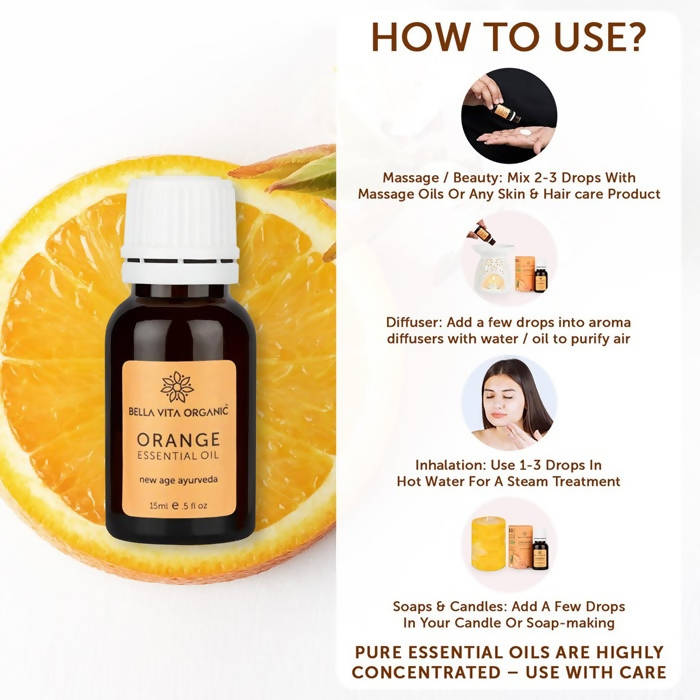 Bella Vita Organic Orange Essential Oil - Distacart