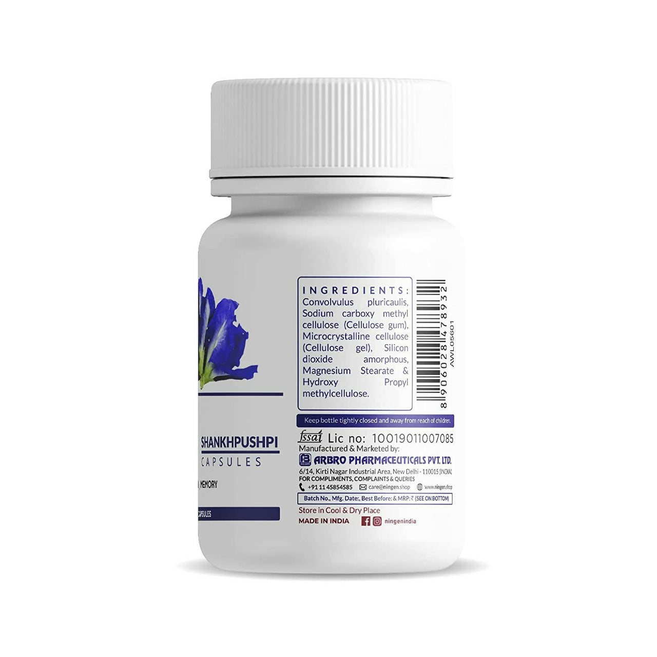 Ningen Shankhpushpi Oil Capsules - Distacart