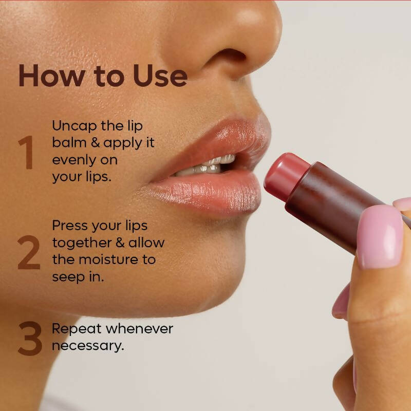 mCaffeine Choco Lip Balm With Berries - Distacart