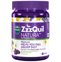 Thumbnail for Vicks ZzzQuil Natura Melatonin Sleep Gummies - Distacart