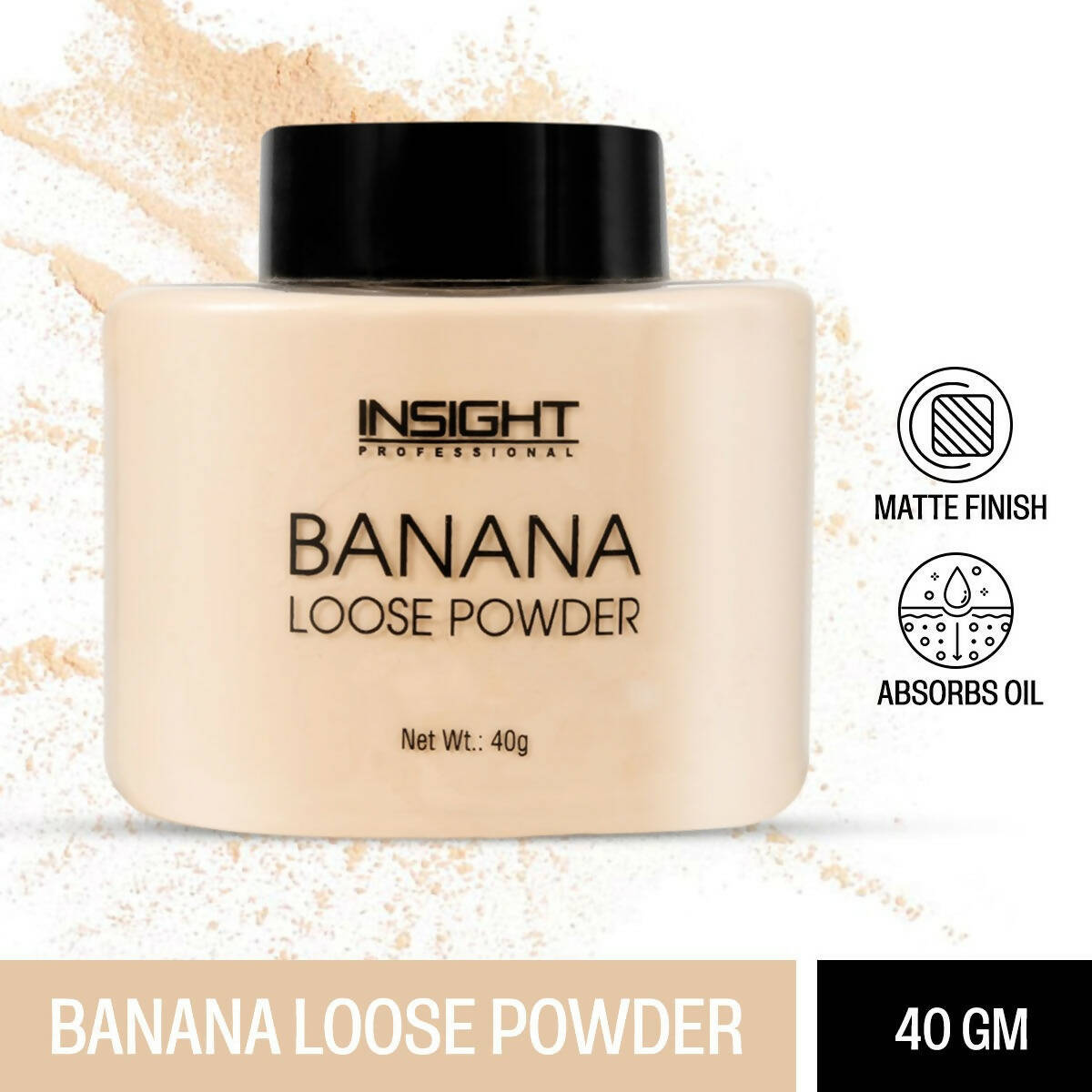 Insight Cosmetics Banana Loose Powder - Distacart