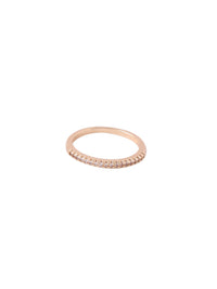 Thumbnail for NVR Women's Gold-Plated Stylish Ring With Ad Stones - Distacart