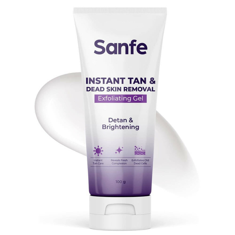 Sanfe Instant Tan & Dead Skin Removal Exfoliating Gel - Distacart