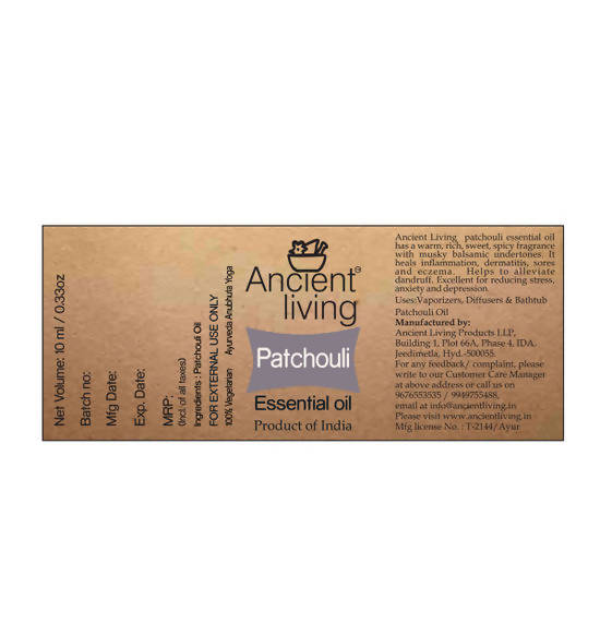 Ancient Living Patchouli Essential Oil by Trendia Foods