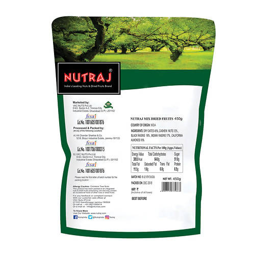 Buy Nutraj Energy Mix (Nuts & Dried Fruits) Online at Best Price ...