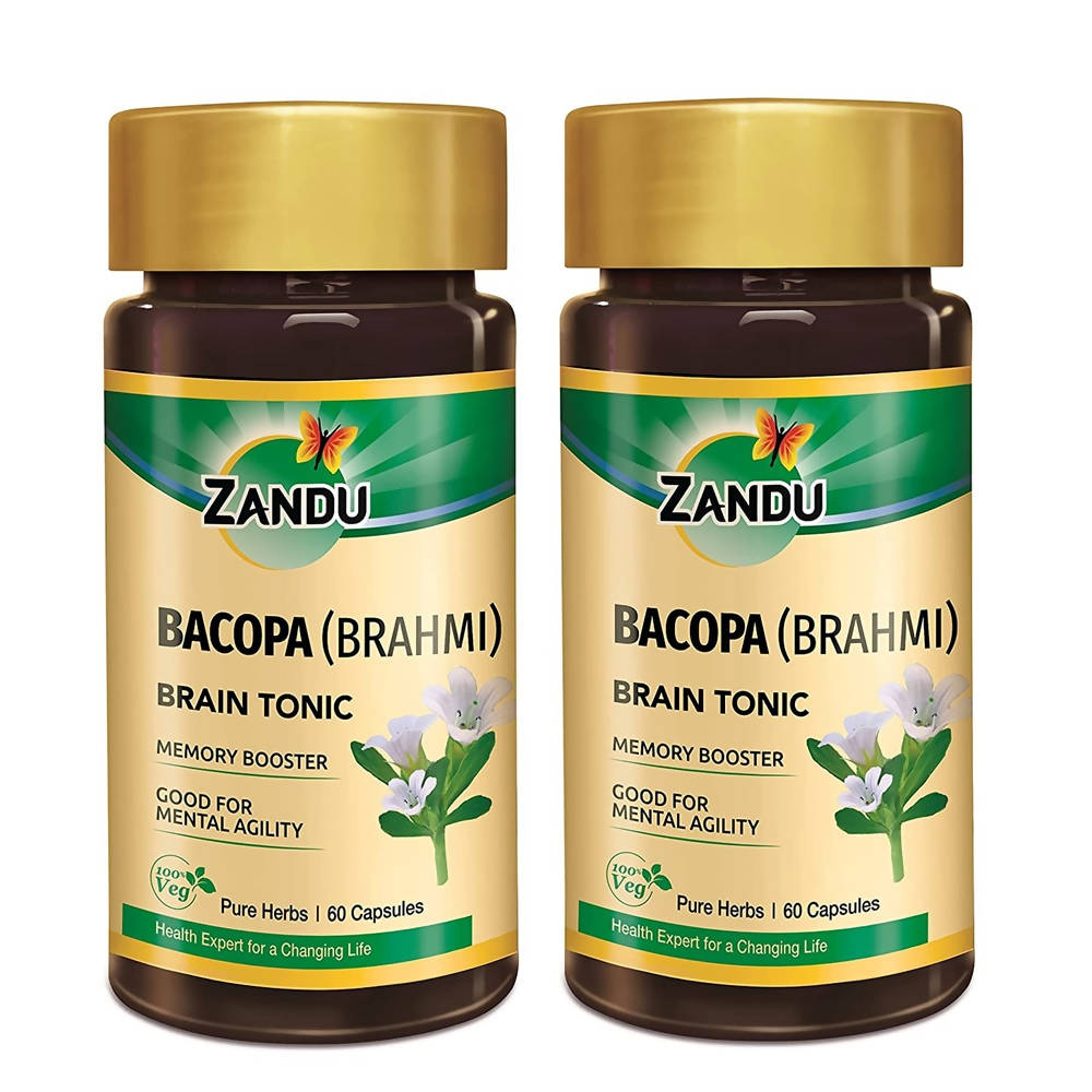 Zandu Bacopa (Brahmi) Brain Tonic Capsules online