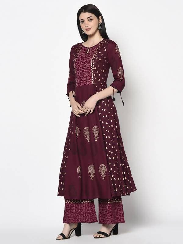 LV New Designer Ethnic Wear Rayon Kurti With Skirt Collection